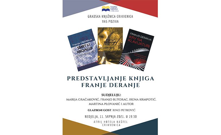 Predstavljanje triju novih knjiga Franje Deranje