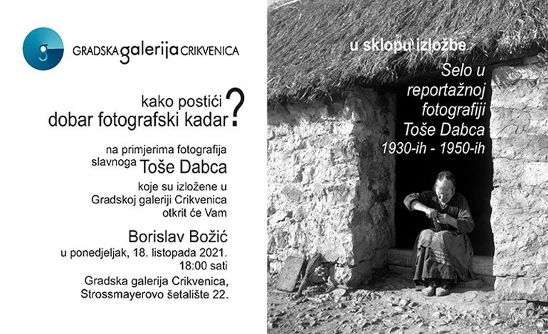  Predavanje Borislava Božića u Gradskoj galeriji Crikvenica