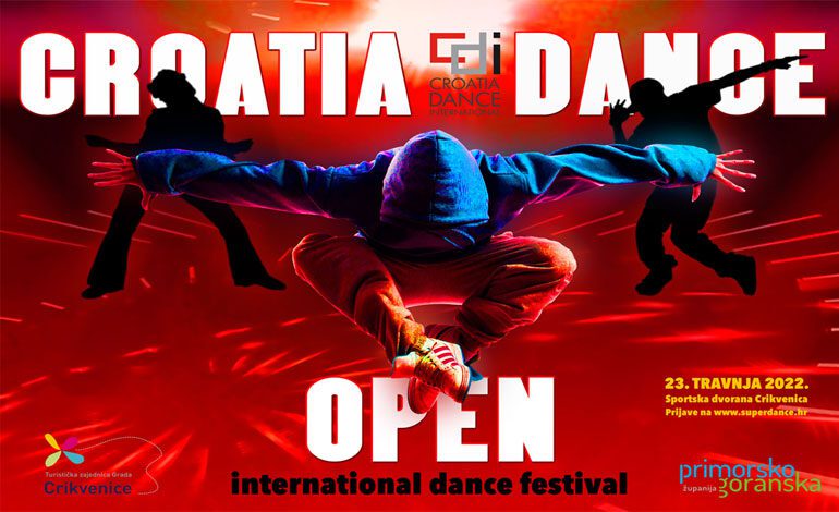  Croatia Dance Open 2022. – međunarodno plesno natjecanje ove subote u Crikvenici