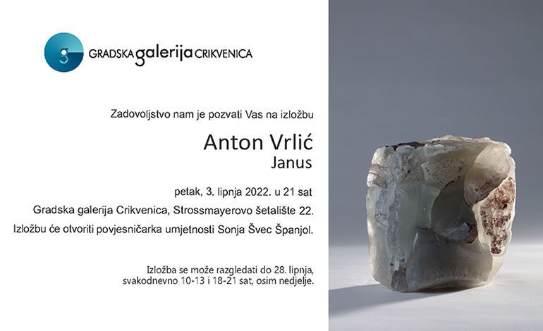  Izložba Antona Vrlića 3. lipnja u Gradskoj galeriji Crikvenica