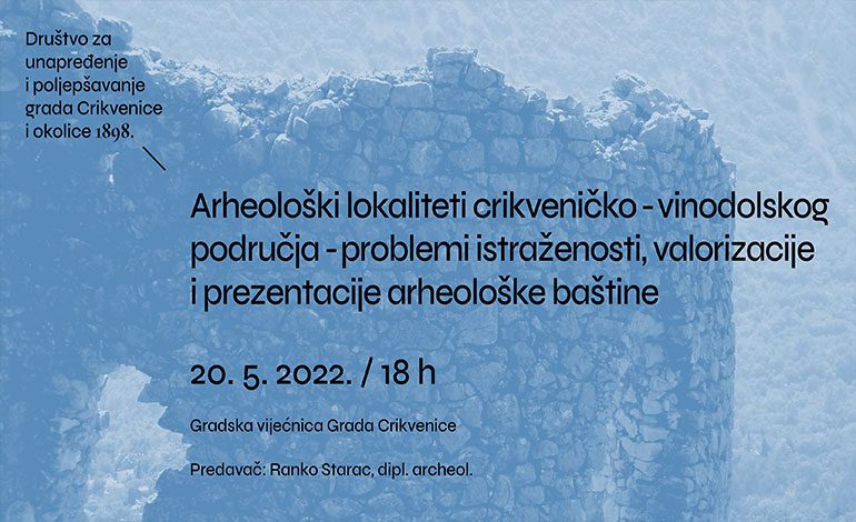  Javna tribina – Arheološki lokaliteti crikveničko-vinodolskog područja