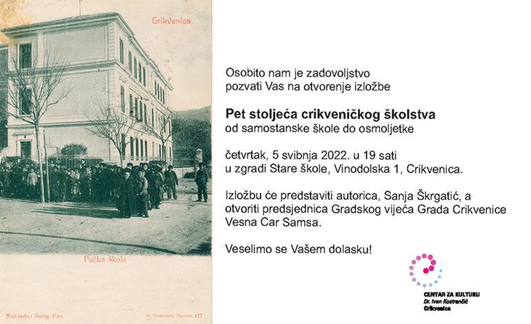  Izložba o pet stoljeća crikveničkog školstva