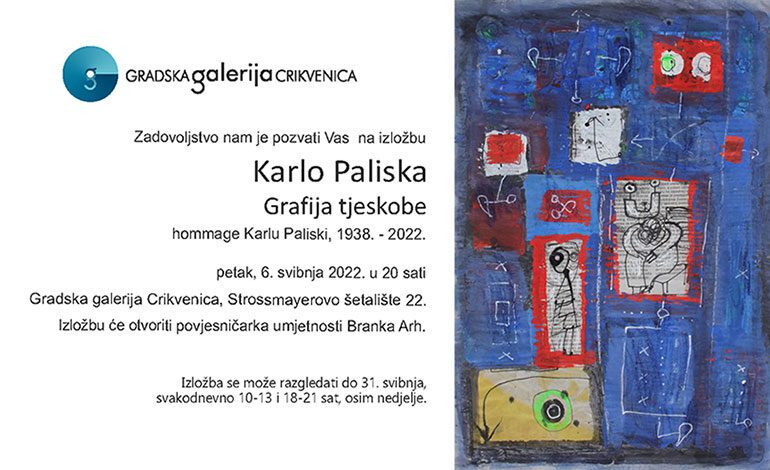  Izložba Karla Paliske u Gradskoj galeriji Crikvenica 6. svibnja