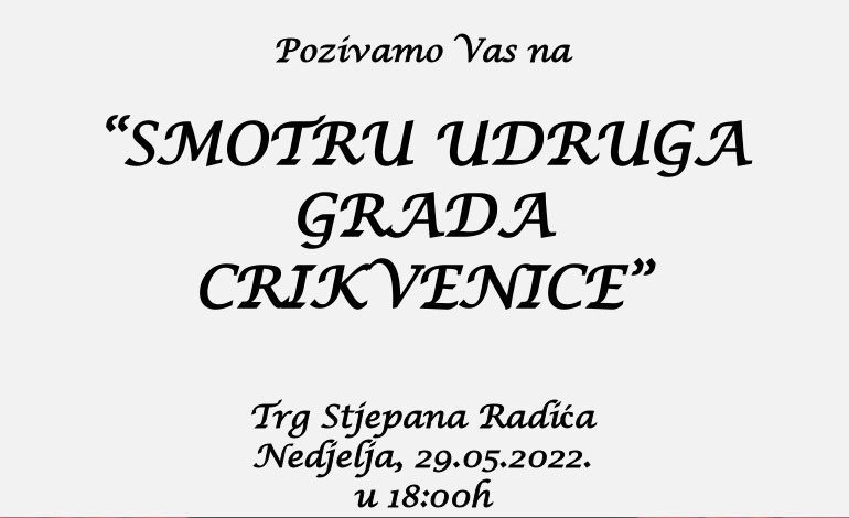  Smotra udruga u kulturi Grada Crikvenice