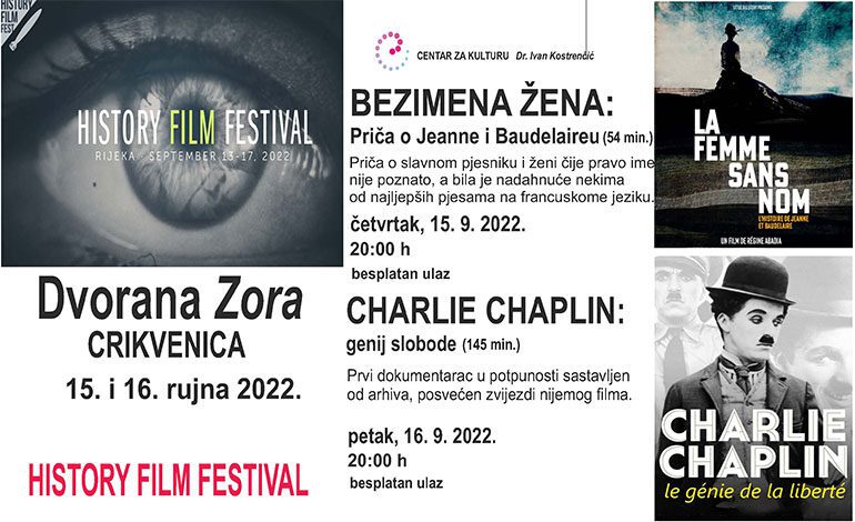 History Film Festival 15. i 16. rujna u Crikvenici