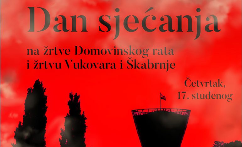  Obilježavanje Dana sjećanja na žrtve Domovinskog rata te Dana sjećanja na žrtvu Vukovara i Škabrnje