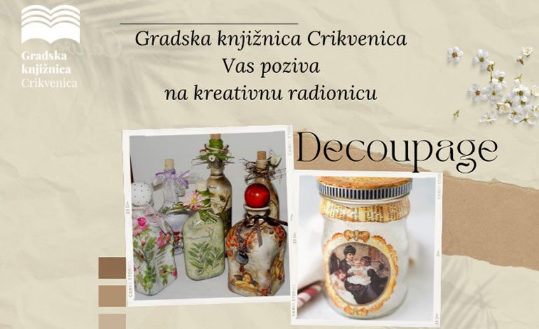  Kreativna radionica – Zadružni dom Dramalj