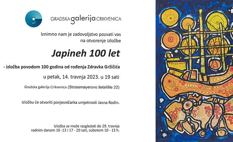  “Japineh 100 let” – otvorenje izložbe posvećene Zdravku Gržičiću
