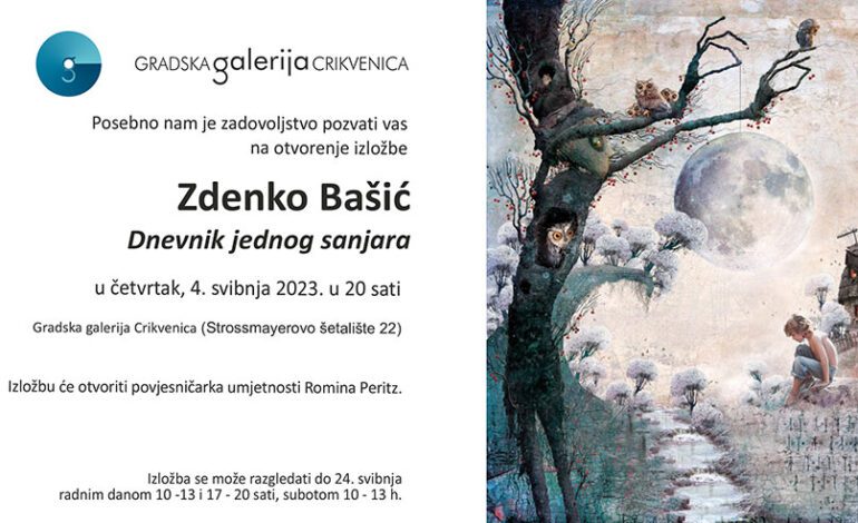  Zdenko Bašić “Dnevnik jednog sanjara” – otvorenje izložbe (4. svibnja 2023.)