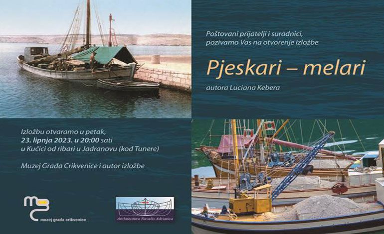  Otvorenje izložbe Pjeskari – melari, Kućica od ribari Jadranovo
