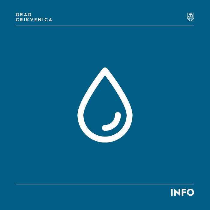 Mogućnost zamućenja pitke vode – Selce