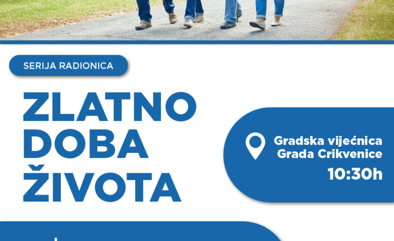  Edukativne radionice za građane „Zlatno doba života“