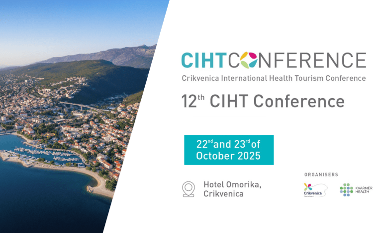 CIHT 2025 se vraća! Pridružite se 12. Međunarodnoj konferenciji o zdravstvenom turizmu u Crikvenici