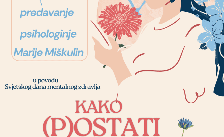 Predavanje “Kako (p)ostati mentalno zdrav”