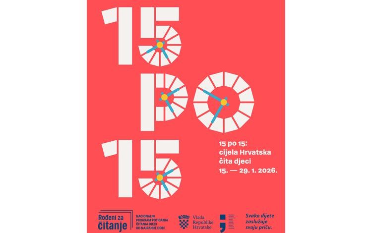  15 po 15: cijela Hrvatska čita djeci