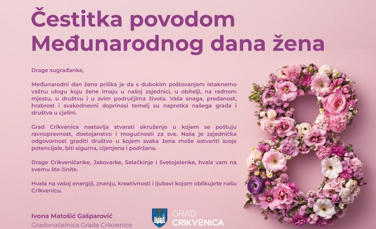 Čestitka povodom Međunarodnog dana žena