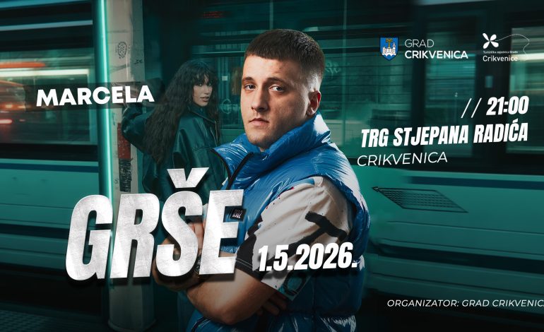  Crikvenica ulazi u proljeće uz veliki koncert – GRŠE 1. svibnja na Trgu Stjepana Radića
