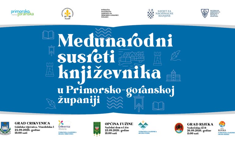 Književni mostovi Kvarnera: prvi međunarodni susreti književnika u Primorsko-goranskoj županiji
